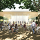 The campus will have a cafe for visitors.